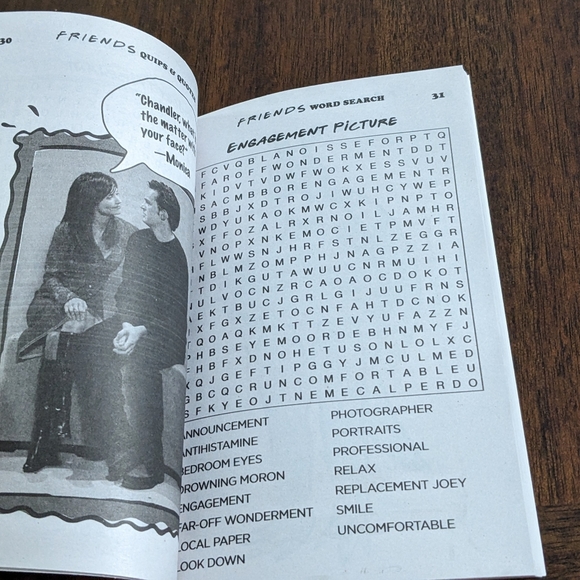 FRIENDS The Television Series Word Search With Quips & Quotes Books, Bundle of 2 - Picture 9 of 10